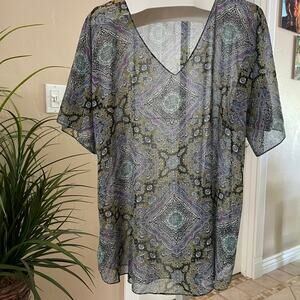 O'Neill Swim Cover Sheer Womens Medium Beach